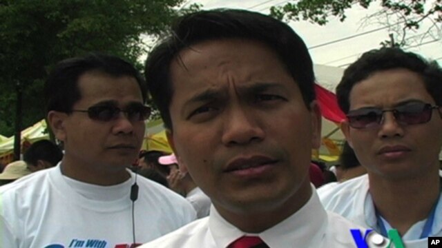Meas Sam, a Cambodian-American making a run for the US House of Representatives.