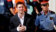 FILE - Argentine soccer star Lionel Messi (L) arrives at a court to answer questions in a tax fraud case in Gava, near Barcelona, Spain, Sept. 27, 2013.