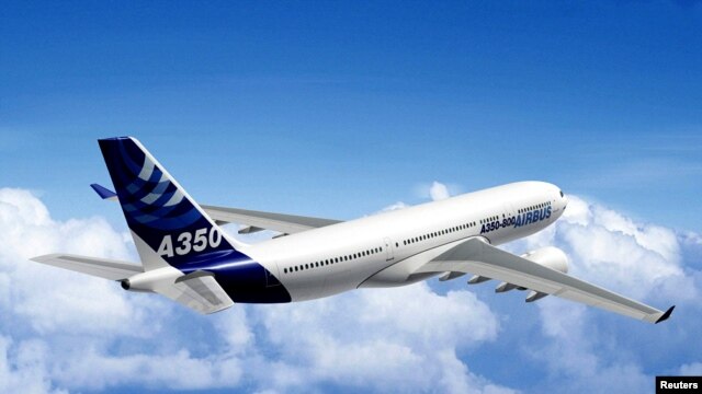 Máy bay A350 của Airbus.