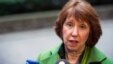 EU High Representative for Foreign Policy Catherine Ashton addresses the media prior to an EU 