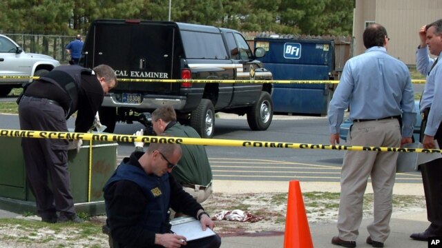 Las autoridades revisaron todo el edificio de la corte del condado de Wilmington, Delaware.