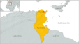 Tunisia map