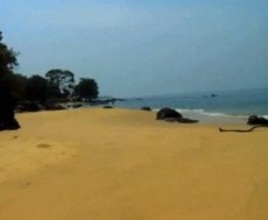The beach at John Obey village in Sierra Leone - site of a Tribewanted eco-resort