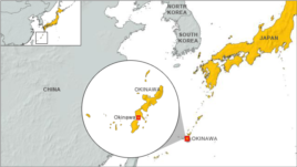 琉球(衝繩)地理位置圖(資料照片)