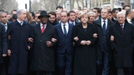 World leaders participate in solidarity march in Paris on Sunday