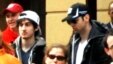 Photos of the two suspects near the finish line of Boston Marathon. (Courtesy Bob Leonard)      