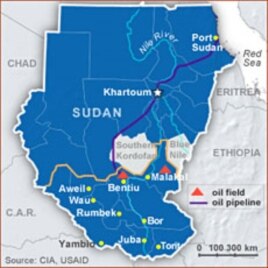 North-South Sudan oil pipeline