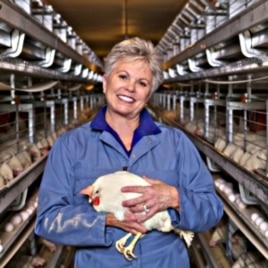 Jill Benson’s company, JS West, became the first in the United States to install enriched cages.