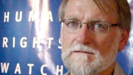 Bill Frelick, Human Rights Watch Refugee program director, September 2012. (VOA - R. Corben)