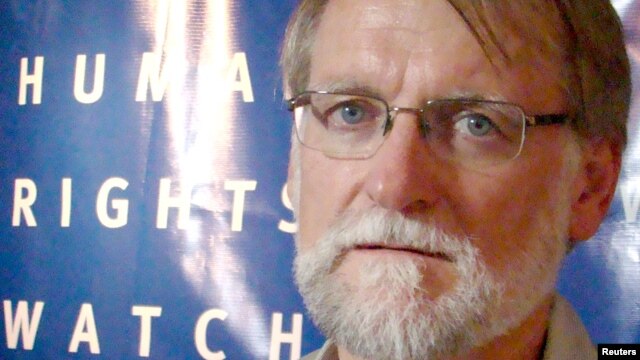 Bill Frelick, Human Rights Watch Refugee program director, September 2012. (VOA - R. Corben)