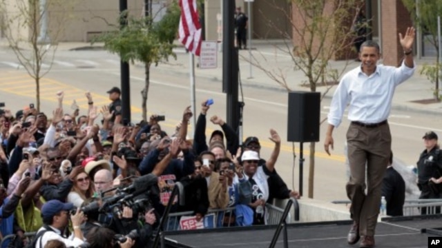 President Obama during a Labor Day event in Detroit, Michigan, September 5, 2011 (file photo).
