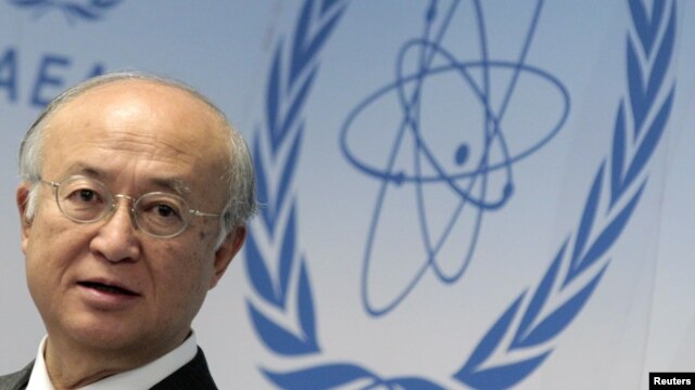 International Atomic Energy Agency Director General Yukiya Amano attends a news conference during a board of governors meeting at the UN headquarters in Vienna, Austria, November 29, 2012. 