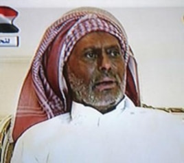 A still image from a video broadcast on Yemen TV shows Yemen's President Ali Abdullah Saleh speaking from an undisclosed location in Saudi Arabia, July 7, 2011