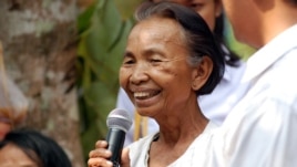The case accuses regional Khmer Rouge leaders Ta An, Ta Tith and Im Chaem (pictured here) of various atrocity crimes, but its prosecution is opposed by high-ranking members of the Cambodian government.