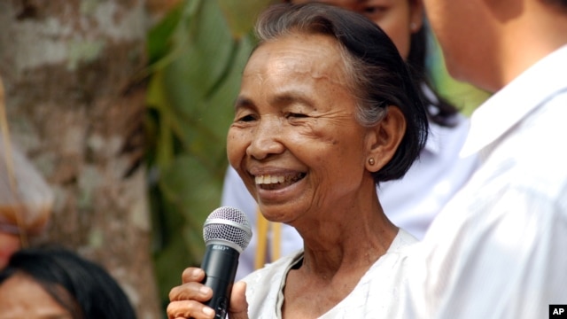 The case accuses regional Khmer Rouge leaders Ta An, Ta Tith and Im Chaem (pictured here) of various atrocity crimes, but its prosecution is opposed by high-ranking members of the Cambodian government.