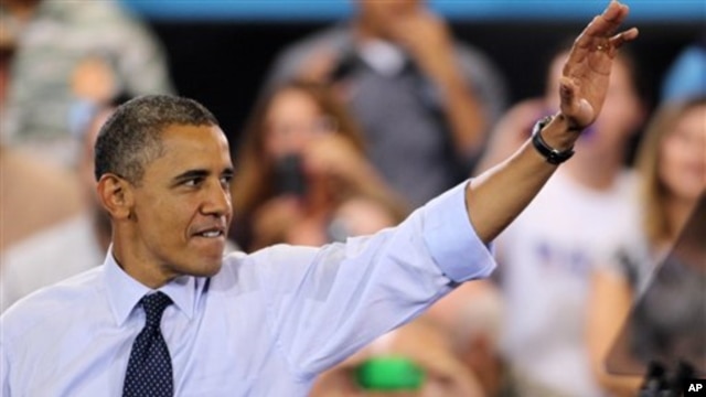 President Barack Obama speaks during a campaign stop, Wednesday, Aug. 22, 2012, in Las Vegas, Nev.