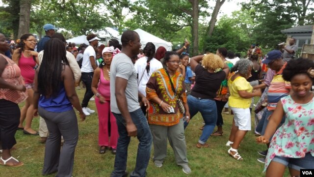 FILE - Liberians in Washington celebrate Liberia's 168th Independence Day.