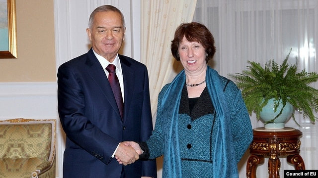 Islom Karimov va Ketrin Eshton, Toshkent, 28-noyabr, 2012