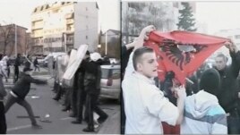 Protesta me motive nacionaliste në Maqedoni