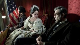 Sally Field and Daniel Day Lews are both nominated for their work in the movie "Lincoln"