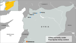 Northwestern Syria Rebel Controlled Areas