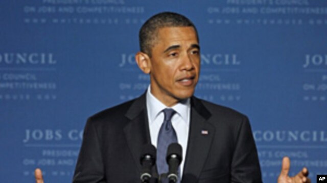 President Barack Obama speaks to employees and guests at Cree, Inc., a leading manufacturer of energy-efficient LED lighting, in Durham, N.C., June 13, 2011