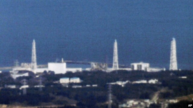 Aerial view of Fukushima Daiichi nuclear power plant in Fukushima, March 18, 2011.