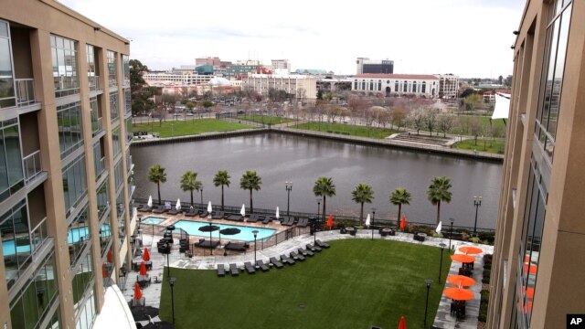Foto de archivo de la ciudad de Stockton, que ayer se declaró en bancarrota.