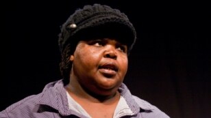 Comedy with Khanyisa Bunu features stand-up comedian Bunu and two sketch comedians, Grahamstown, 9 July 2011. Photo/CuePix: Tarryn Liddell