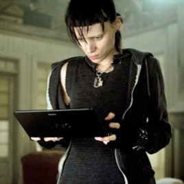 Rooney Mara Rooney as Lisbeth Salander, a punk computer hacker in "The Girl With the Dragon Tattoo."