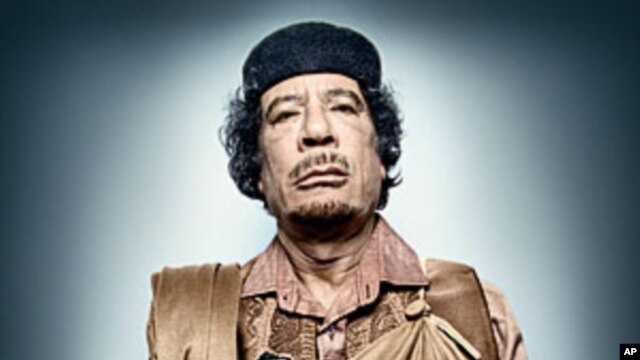 Libya’s Muammar Qaddafi in a portrait by Platon Antoniou.