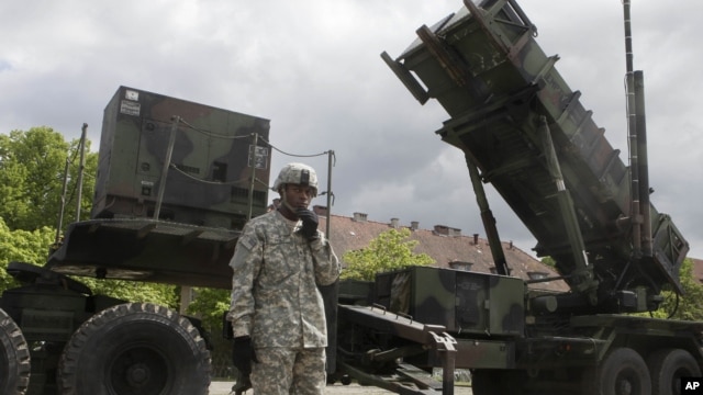 NATO's Patriot surface-to-air missiles