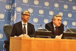 Gordon Brown at UN announcement of Safe Schools Initiative