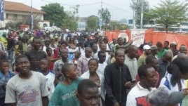 Manifestations à Goma, le 28 nov. 2012