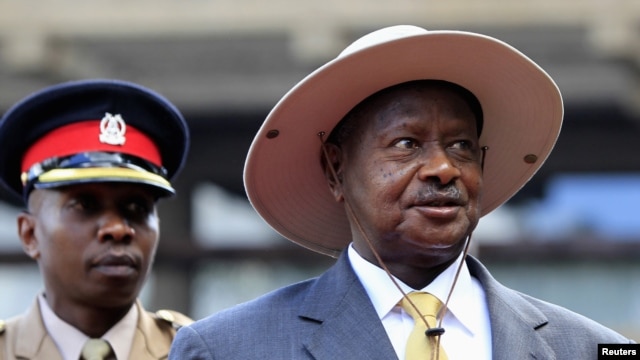 Uganda's President Yoweri Museveni, November 30, 2012.