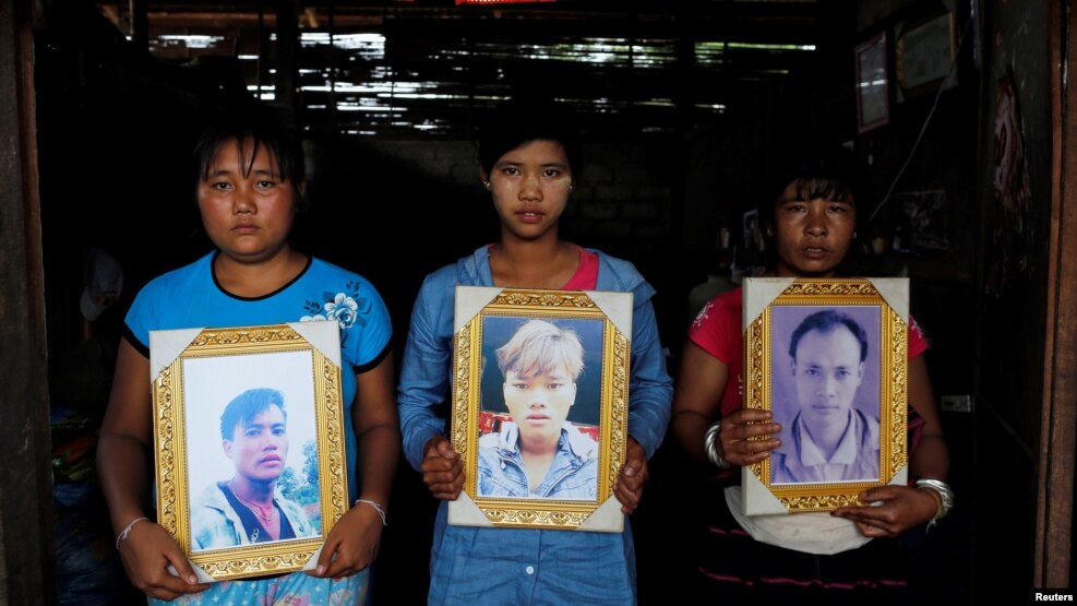 မုိင္းေယာ္လူသတ္မႈ အတြင္းအသတ္ခံရသူေတြရဲ့ မိသားစု၀င္ေတြ