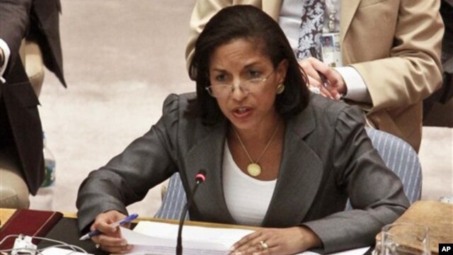 U.S. Ambassador Susan Rice at U.N. (Aug. 2012 photo)