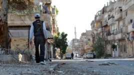  Yon rebèl siryen, nan vil Homs - madi 15 me 2012