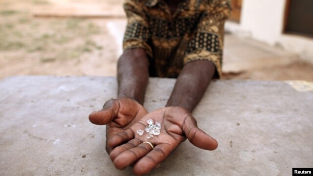Rights group says nearly $2 billion worth of stolen diamonds has been going to cronies of President Robert Mugabe