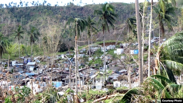 Filipina rentan terhadap bencana banjir yang diakibatkan hujan lebat dan tsunami (Foto: dok). Setelah dilanda topan Bopha awal bulan Desember ini, Filipina kembali dihantam badai tropis Wukong, Kamis (28/12).
