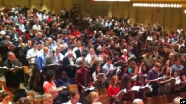 This year’s "Messiah Sing-In" at Lincoln Center was attended by nearly 2,000 people.