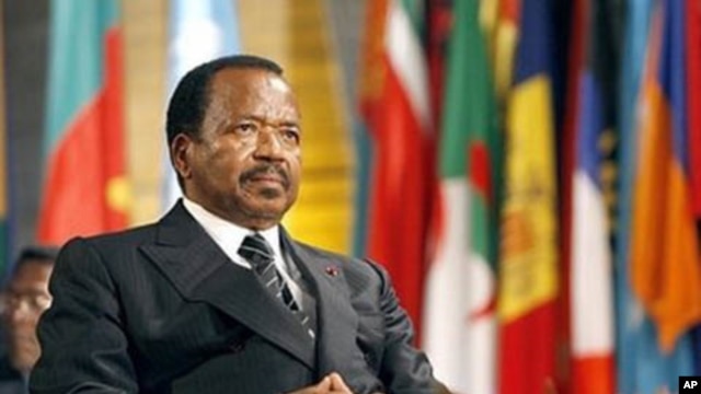 Le président camerounais Paul Biya (archives)