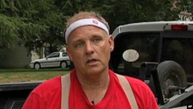 Landscaper Kraig Leatherman says he worked hard to clean up his finances.