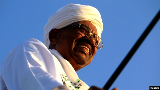 FILE - Sudanese President Omar al-Bashir