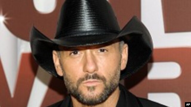 Tim McGraw es uno de los más destacados artistas de Nashville.