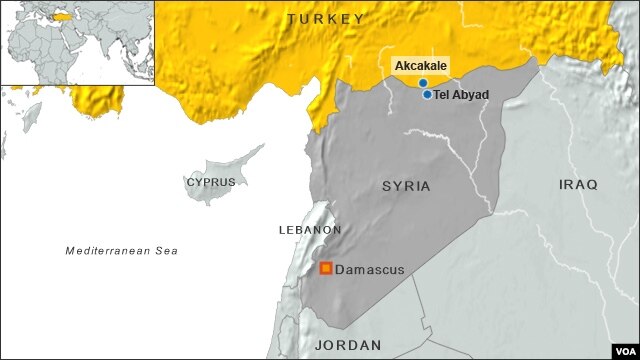 Border towns in Turkey and Syria