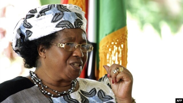 Malawi President Joyce Banda (2012 photo)