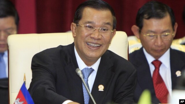 Cambodian Prime Minister Hun Sen. 