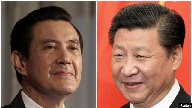 Los presidentes de Taiwán, Ma Ying-jeou, izquierda, y de China,Xi Jinping, se reunirán el sábado en Singapur.