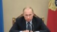 Ông Putin trong cuộc họp nội các tại điện Kremlin.